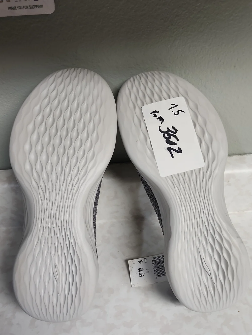 Skechers GOwalk Slip-On Knit Walking Shoes - Gray womens 7.5 number 3502
